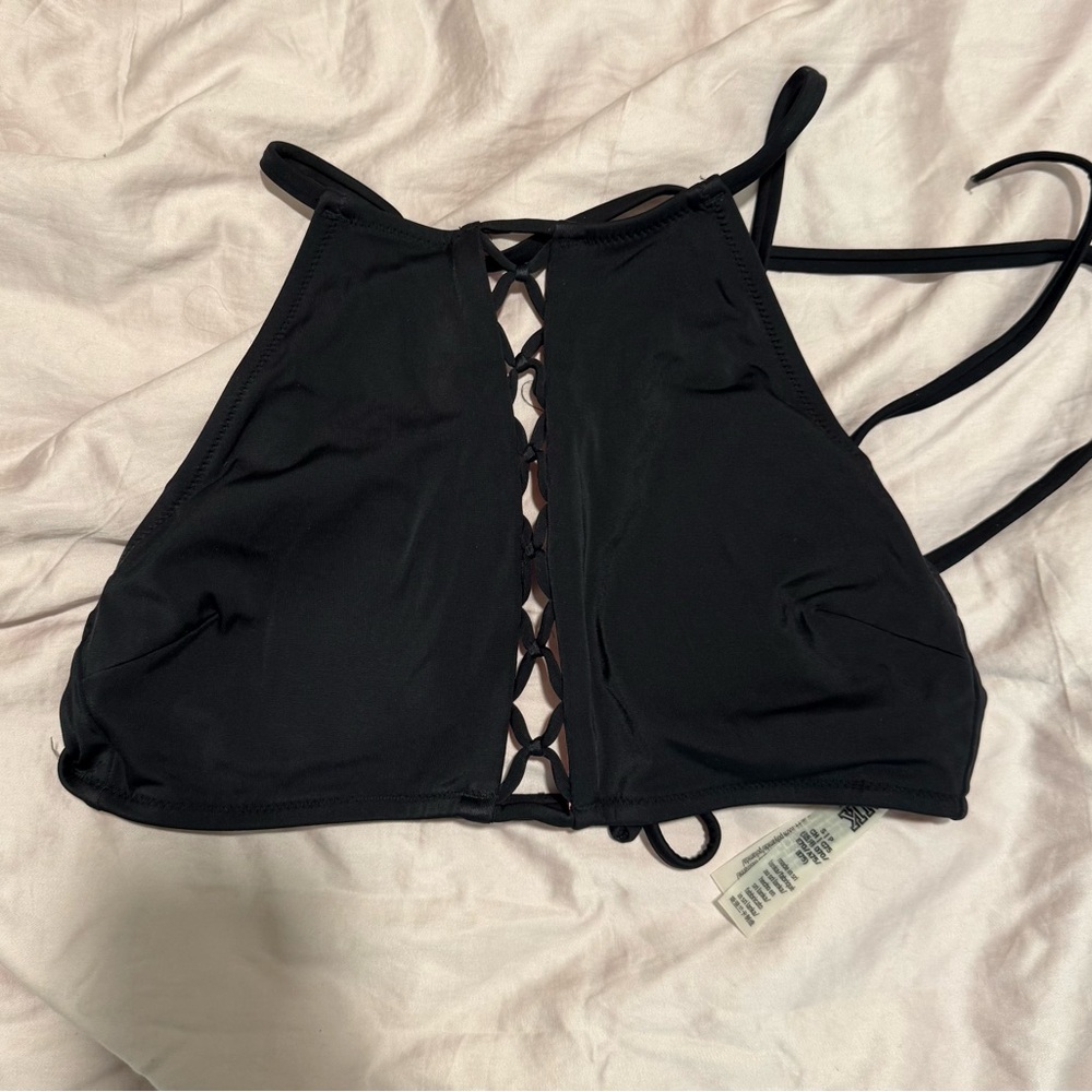 PINK Victoria secret Lace-Up Bikini Top